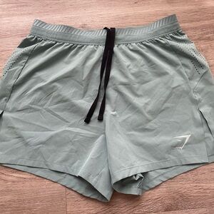 Blue Gymshark shorts